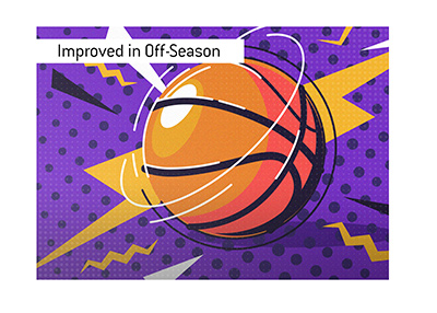 Los Angeles Lakers have improved in the off-season.  Favourites to win.