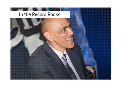 Tony Dungy had a short career in the NFL, but he did enter the record books.