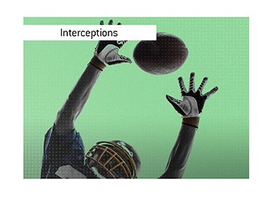 Interceptions records in NFL games all happened back in the day.