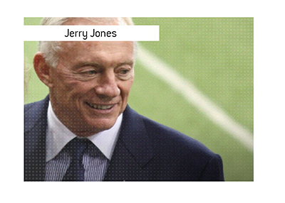 Jerry Jones, the owner of Dallas Cowboys.