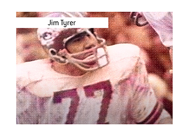The story of Jim Tyrer an ex football star offensive tackle.