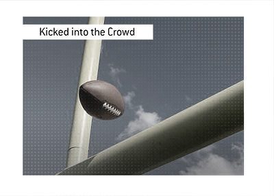 Extra points balls in the NFL used to be kicked straight into the crowd.