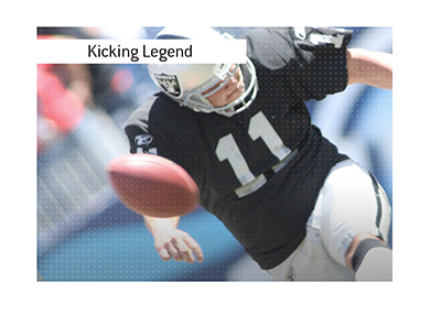 The football kicking legend - The Polish Cannon - Sebastian Janikowski.
