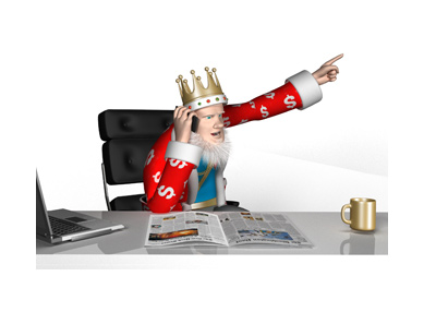 The King is at the office, on the phone, pointing up. The WSOP 2017 finalists list is in.