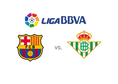 The 2016/17 season of the Spanish League - Barcelona vs. Real Betis - Matchup and odds