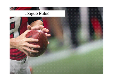 A bit about the NFL rules in regards to players only being allowed to play once per week.