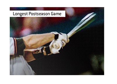 The longest postseason game in Major League Baseball took place in 2014.