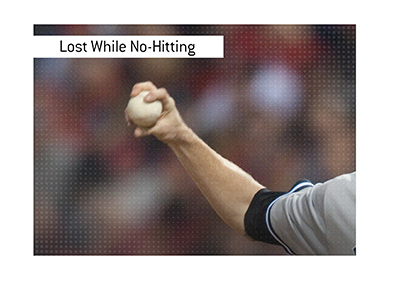 Losing while No-Hitting is a rare occurance in the Major league Baseball, accomplished only 6 times thus far.