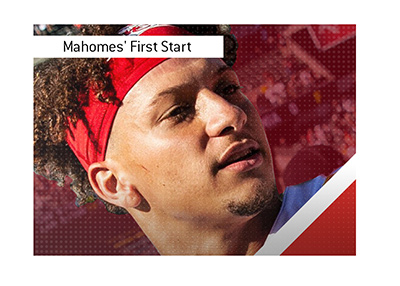 Patrick Mahomes first start stats.
