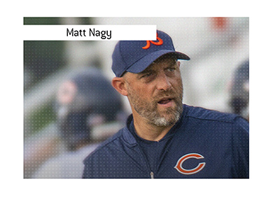 Chicago Bears coach Matt Nagy is in the hot seat.