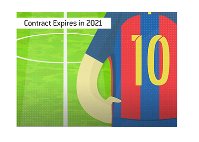 Barcelona and Lionel Messi have a contract until end of 2021.