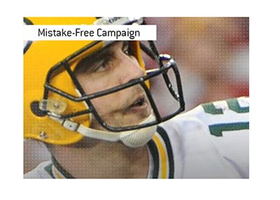Aaron Rodgers and his mistake-free campaign for the Green Bay Packers in 2018.