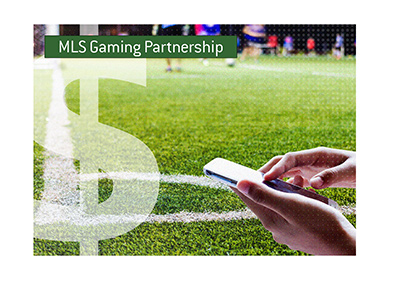 Major League Soccer signs major gaming partnership. Year is 2019.