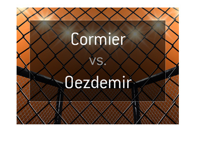 Daniel Cormier vs. Volkan Oezdemir - MMA fight matchup and odds.  January 20th, 2018.