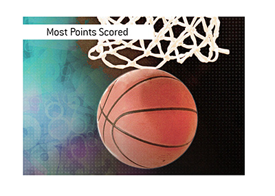 The most points scored in the single game of basketball by a player.