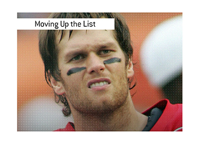 Tom Brady is moving up the list of the oldest player to play in the National Football League.