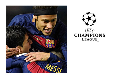 Messi, Suarez and Neymar - UEFA Champions League