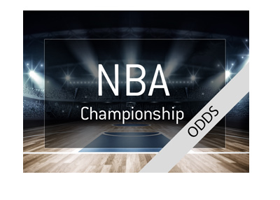 The National Basketball Association - NBA - Odds to win 2018 Championship. Graphic presentation.