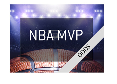 The National Basketball Association - NBA - Odds to win MVP award - 2018/19 season.