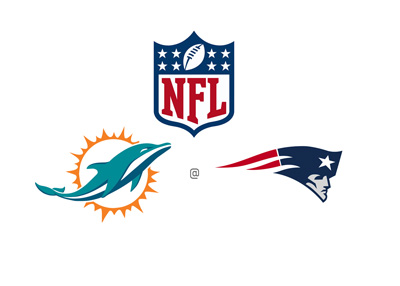 NFL (National Football League) Matchup - Miami Dolphins vs. New England Patriots - Preview and odds