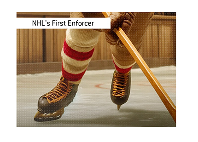 National Hockey Leagues first enforcer - Sprague Cleghorn.
