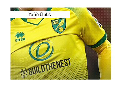 Norwich City - The team which keeps getting promoted and relegated from the English Premier League.