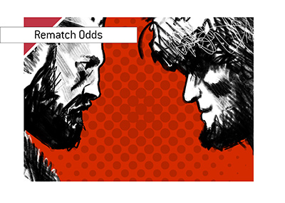 Rematch odds for the UFC fight between Khabib Nurmagomedov and Conor McGregor - Illustration.