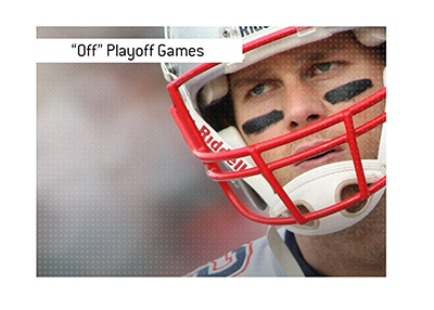 The three games vs. Baltimore Ravens where Tom Brady had a hard time in the playoffs.