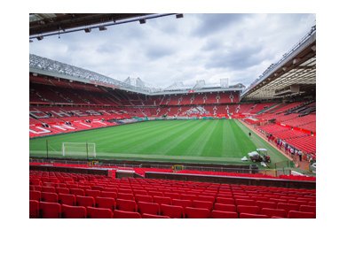 The Old Trafford Stadium - Empty stands. New season is upon us.