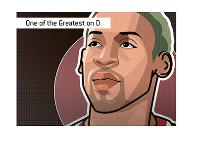 Dennis Rodman, one of the best basketball defensive players of all time, had a very late growth spurt.