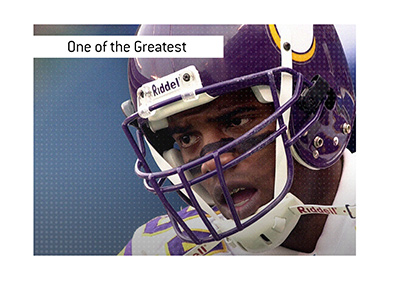 Randy Moss is considered one of the greatest football players of all time.