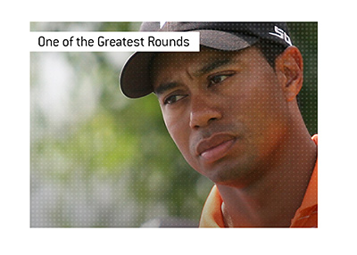 One of the greatest rounds of golf for Tiger Woods happened in 2007.