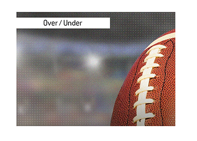 The over / under in American football can be an exciting / frustrating bet.