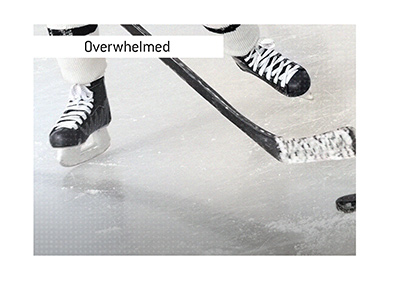 The visiting team was overwhelmed. The from the youth of Wayne Gretzky.