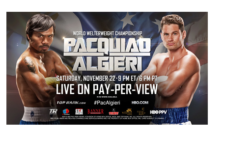 Manny Pacquaio vs Chris Algieri - Event Poster - November 22nd, 2014