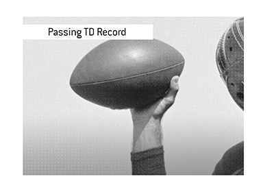 The single game passing touchdown record dates back to 1920s.