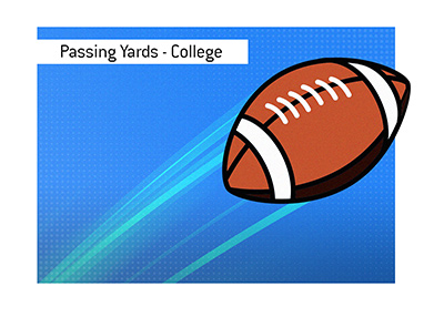 The record for most passing yards in a college game belongs to...