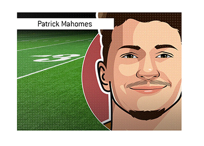 The story of Patrick Mahomes and his greatest high school game. Player drawing.