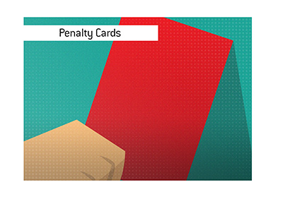 Penalty cards in soccer. What game had the most?