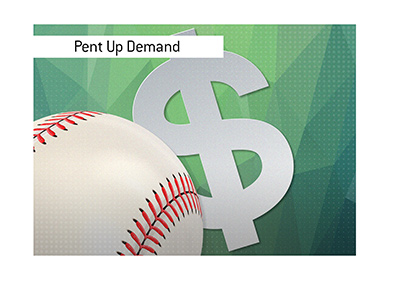 The sports are back and there is a pent up demand for betting on it.