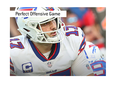 Buffalo Bills and the perfect offensive game.  First one in history.