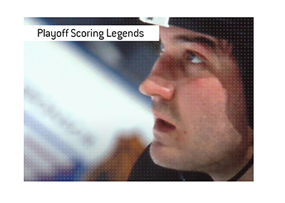 Hockey playoff scoring legends.