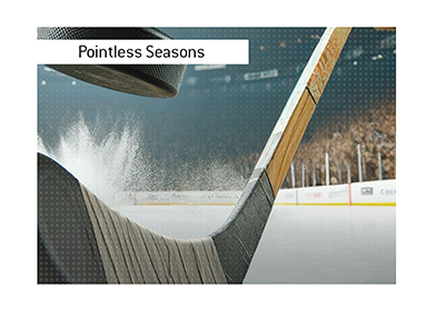 Unusual record in NHL hockey. Pointless seasons.