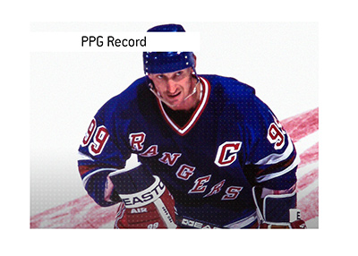 Points Per Game in the NHL is held by the legendary Wayne Gretzky.