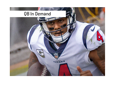 An NFL quarterback Deshaun Watson is a man in demand.