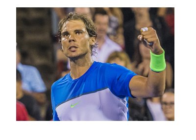 ATP Montreal - Canada - Rafeael Nadal celebrating a win.