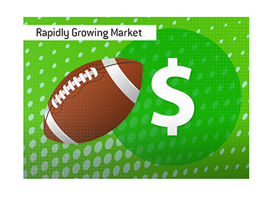 The sports betting industry in the United States is growing at a rapid pace.