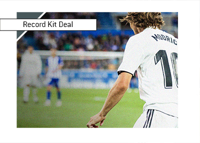 Real Madrid look to sign a record kit deal with Adidas.