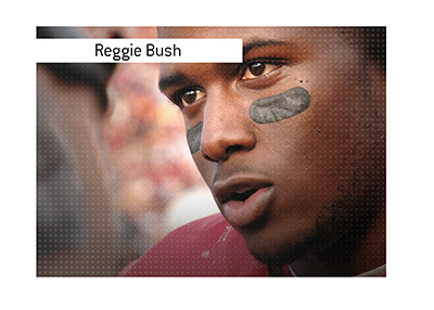 Reggie Bush while playing at the University of Southern California.