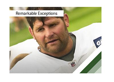 In photo: Stephen Neal - New England Patriots - One of the few NFL legends that skipped college.